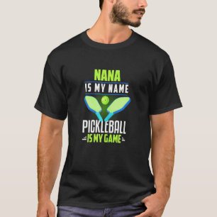 T-shirt Grand-mère de Pickleball féminin Chemise Nana Pick