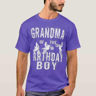 T-shirt Grand-mère de The Birthday Boy Dirt Bike Bday