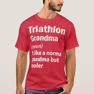 T-shirt Grand-mère de triathlon