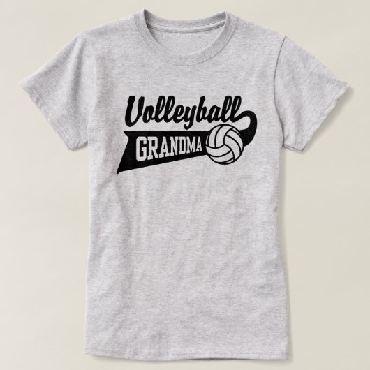T-shirt Grand-mère de volley-ball (Design devant)
