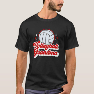 T-shirt Grand-mère de volley-ball d'un grand-mère de joueu