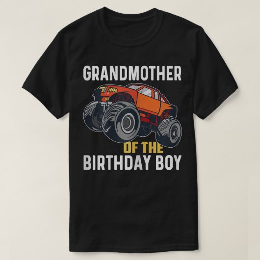 T-shirt Grand-mère des femmes de l'anniversaire garçon Mon (Design devant)