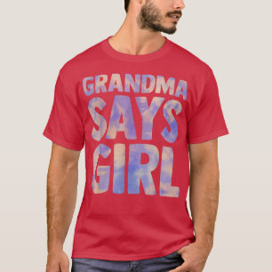 T-shirt grand-mère dit fille sexe révéler grossesse