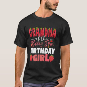 T-shirt Grand-mère du Berry Premier anniversaire de Girl S