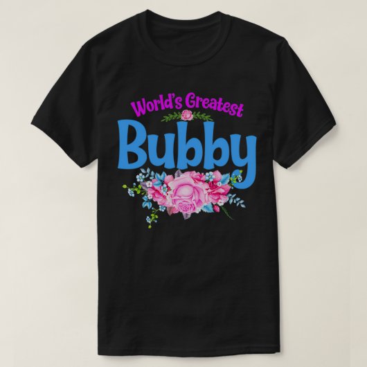 T-shirt Grand-mère du Bubby le plus important du monde (Design devant)