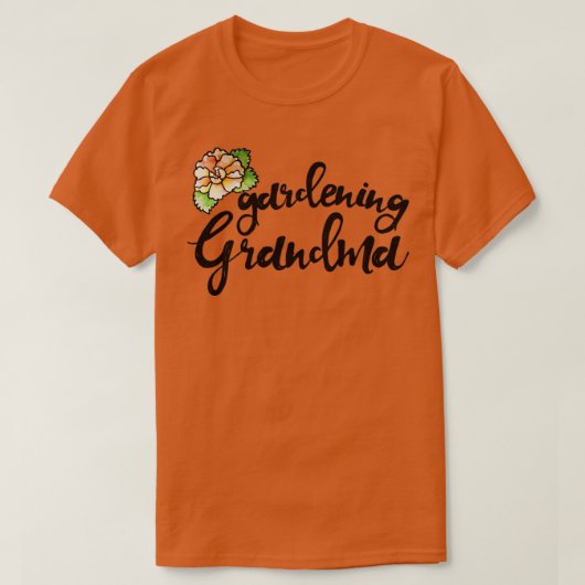 T-shirt Grand-mère du jardin (Design devant)