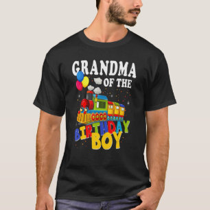 T-shirt Grand-Mère Du Train Boy D'Anniversaire Birthda