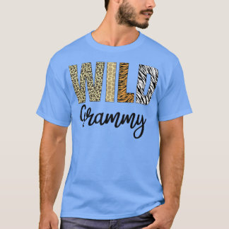 T-shirt Grand-mère du Wild One Zoo Anniversaire Safari Jun