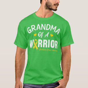 T-shirt Grand-Mère D'Un Héros De Guerrier Lauréate Du Canc