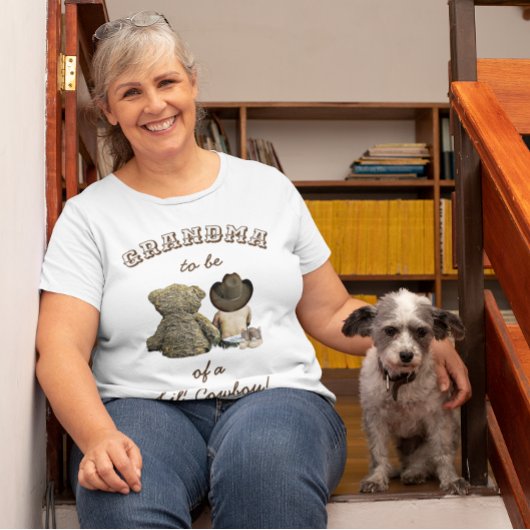 T-shirt Grand-mère d'un Lil' Cowboy & Teddy Bear