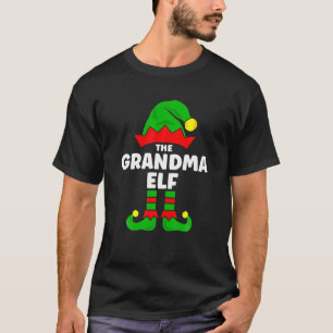 T-shirt Grand-mère Elf - Drôle décoration de Noël