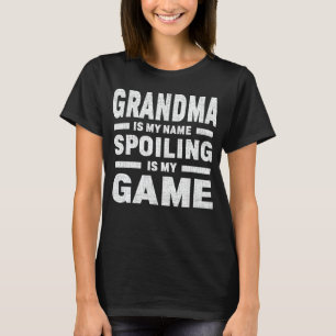 T-shirt Grand-Mère Est Mon Nom Le Spot Est Mon Jeu