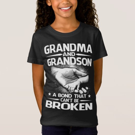 T-Shirt Grand-mère et grand-fils une obligation qui ne peu (Devant)
