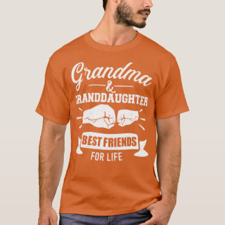 T-shirt Grand-mère et petite-fille meilleurs amis à vie