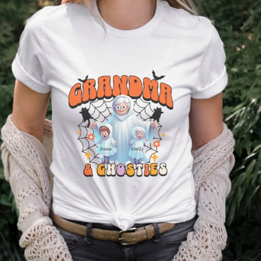 T-shirt Grand-mère et petits-enfants Ghosties