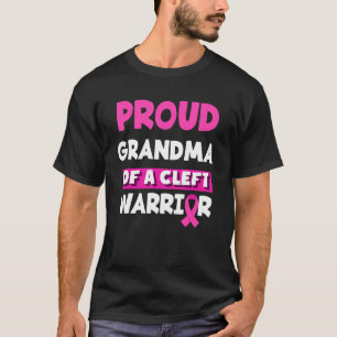 T-shirt Grand-Mère Fière D'Un Guerrier Gauche Lip & Palat