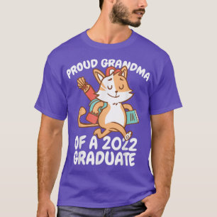 T-shirt Grand-Mère Fière D'Une Classe De 2022 Graduate Cut
