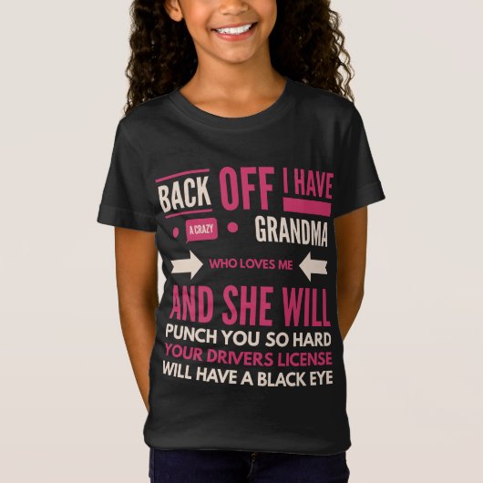 T-Shirt Grand-mère fou (Devant)