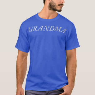 T-shirt Grand-mère Grammy Grand-mère Simple Fête des Mères