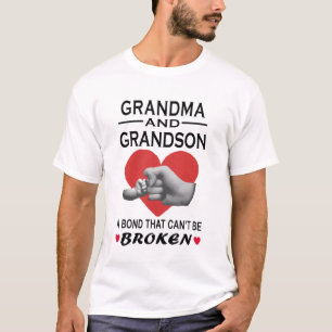 T-shirt Grand-mère Grand-fils Chemise, grand-mère et gra