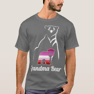 T-shirt Grand-mère lesbienne LGBT Bear Lesbian Pride drape