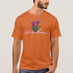 T-shirt Grand-mère orchidée