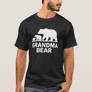 T-shirt Grand-mère ours maman ours mignon Cadeau de fête d