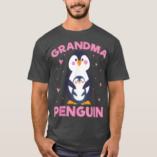 T-shirt Grand-mère Penguin, Empereur Oiseau de mer Roi Pen