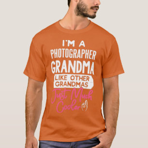T-shirt Grand-mère photographe de la fête des mères cool 