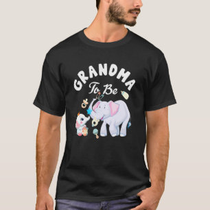T-shirt Grand-mère pour être un éléphant Baby shower fête 