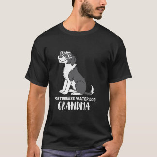 T-shirt Grand-mère propriétaire d'un chien d'eau portugais