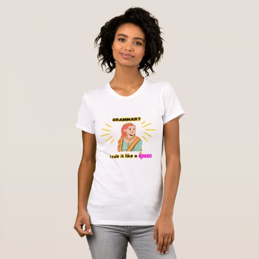T-shirt Grand-mère reine ! (Devant entier)