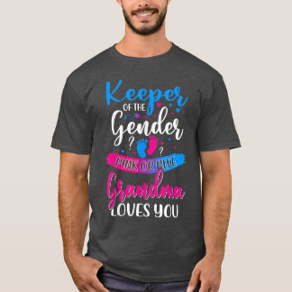 T-shirt Grand-Mère Rose Ou Bleu Vous Aime Garder Genre Rev