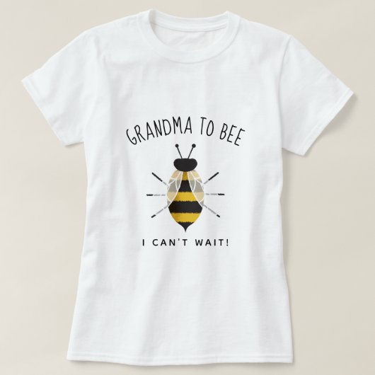 T-shirt Grand-mère rustique à Bee Shirt (Design devant)
