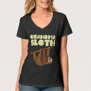 T-shirt Grand-mère Sloth Fundy Fête des mères Nana