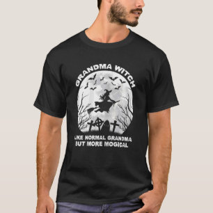 T-shirt Grand-mère sorcière comme une grand-mère normale