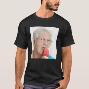 T-shirt Grand-mère vient juste de Lick It Grand-mère Licks