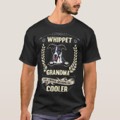 T-shirt Grand-Mère Whippet Comme Un Grand-Mère Normal Seul (Devant)