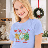 T-Shirt Grand-mère's Cookie Tester mignon Cookie de Noël