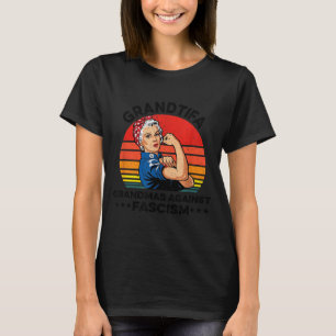 T-shirt Grand-mères Grantifa contre le fascisme patriotiqu