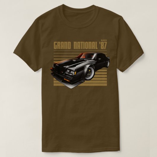 T-SHIRT GRAND NATIONAL DE BUICK (Design devant)
