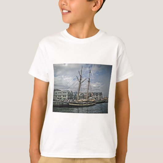 T-shirt Grand navire à Halifax (Devant)