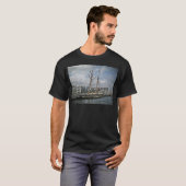 T-shirt Grand navire à Halifax (Devant entier)