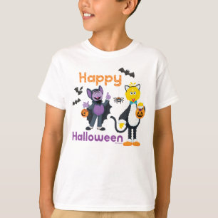 T-shirt Grand oiseau et nombre Joyeux Halloween
