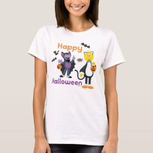 T-shirt Grand oiseau et nombre Joyeux Halloween