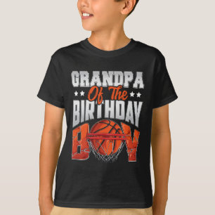 T-shirt Grand-pa basket-ball anniversaire Boy Family Balle