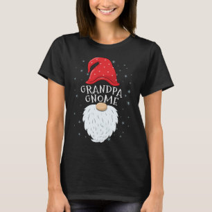 T-shirt Grand-pa Gnome Funny Matching Famille Noël