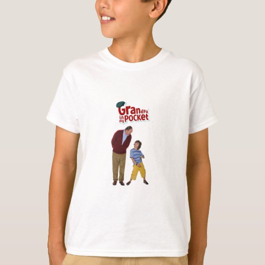 T-shirt Grand-papa dans ma poche - grand-papa et Jason (Devant)