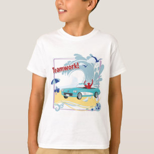 T-shirt Grand-papa dans mon travail d'équipe #2 de poche