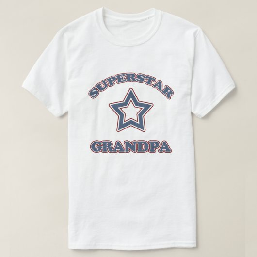 T-shirt Grand-papa de superstar (Design devant)